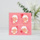 Valentijnsdag Feestdagenkaart (Staand voorkant)