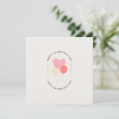 Valentijnsdag Feestdagenkaart (Staand voorkant)