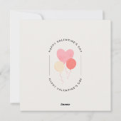 Valentijnsdag Feestdagenkaart (Achterkant)