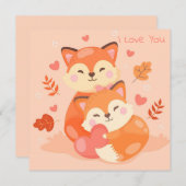 Valentijnsdag Feestdagenkaart (Voorkant / Achterkant)