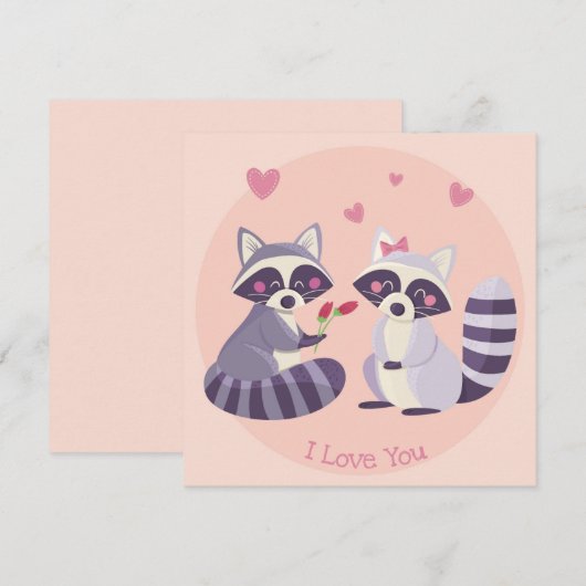 Valentijnsdag Feestdagenkaart (Voorkant / Achterkant)