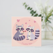 Valentijnsdag Feestdagenkaart (Staand voorkant)