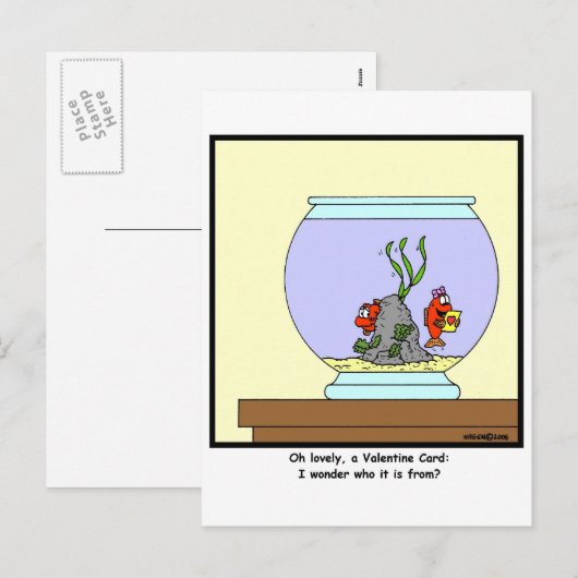 Valentijnsdag Feestdagenkaart (Voorkant / Achterkant)