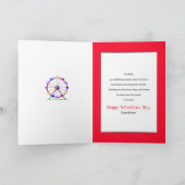 Valentijnsdag Ferris Wheel laat mijn wereld rondga Kaart (Binnen)