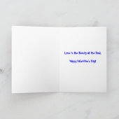 Valentijnsdag Fish Kaart (Binnen)