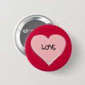 Valentijnsdag Flair Button (Voorkant /achterkant)