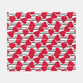 Valentijnsdag Fleece Deken (Voorkant (Horizontaal))