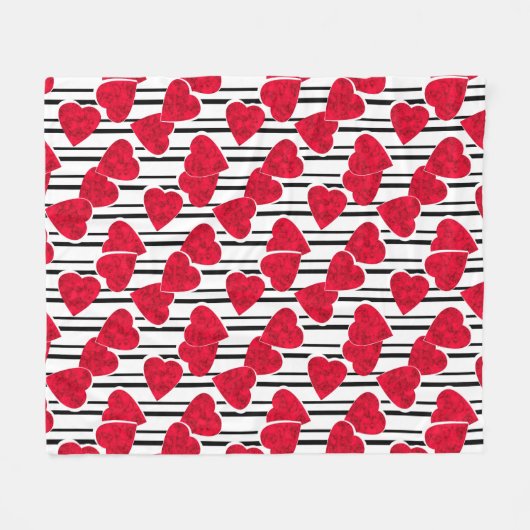 Valentijnsdag Fleece Deken (Voorkant (Horizontaal))