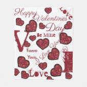 VALENTIJNSDAG FLEECE DEKEN (Voorkant)