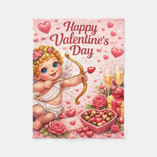Valentijnsdag fleece deken