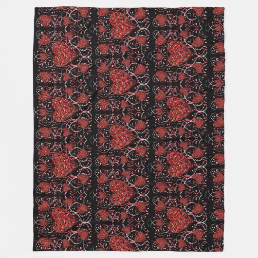 VALENTIJNSDAG FLEECE DEKEN (Voorkant)