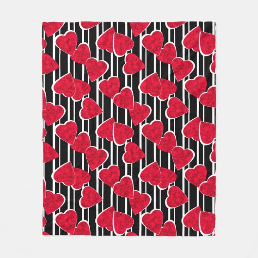 Valentijnsdag Fleece Deken (Voorkant)