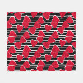 Valentijnsdag Fleece Deken (Voorkant (Horizontaal))