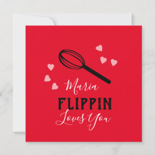 Valentijnsdag Flippin Loves You Hartjes Bakker