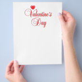Valentijnsdag Flyer (Hand)