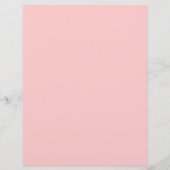 Valentijnsdag Flyer op maat Roze Witte Roos (Achterkant)