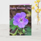 Valentijnsdag Folded Wenskaart Kaart (Gele Bloem)