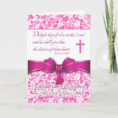 Valentijnsdag, Foster Mam, Psalm 37:4 Schrift Feestdagen Kaart (Voorkant)