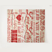 Valentijnsdag Foto Achtergrond Tapijt Wandkleed (Voorkant (horizontaal))