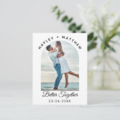 Valentijnsdag-foto 'Beter Samen' Briefkaart (Staand voorkant)