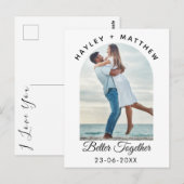 Valentijnsdag-foto 'Beter Samen' Briefkaart (Voorkant / Achterkant)