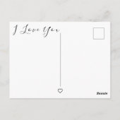 Valentijnsdag-foto 'Beter Samen' Briefkaart (Achterkant)
