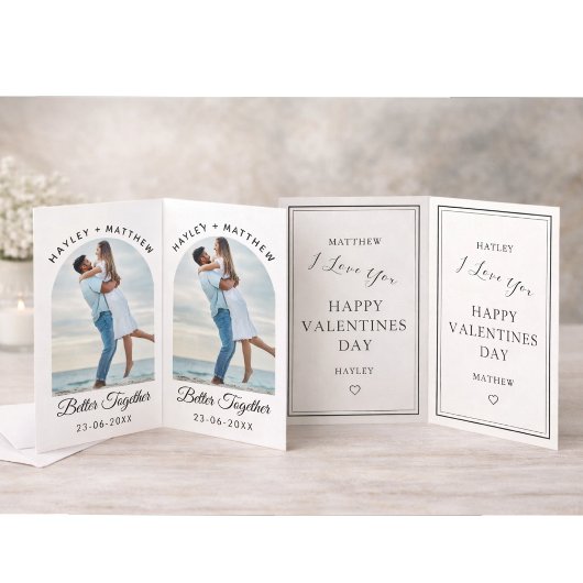 Valentijnsdag-foto 'Beter samen' Feestdagen Kaart