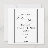 Valentijnsdag-foto 'Beter Samen' Feestdagenkaart (Achterkant)