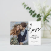 Valentijnsdag Foto Briefkaart (Staand voorkant)