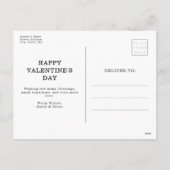 Valentijnsdag Foto Briefkaart (Achterkant)