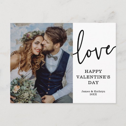 Valentijnsdag Foto Briefkaart (Voorkant)