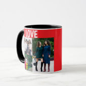 VALENTIJNSDAG FOTO COLLAGE KOFFIEBEEKER MOK (Voorkant links)