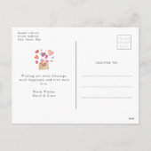 Valentijnsdag Foto Feestdagenkaart (Achterkant)