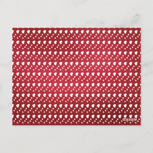 Valentijnsdag Foto geboorteaankondiging Briefkaart (Achterkant)