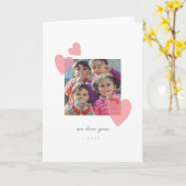 Valentijnsdag Foto Gift Kaart (Gele Bloem)