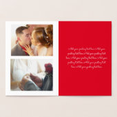 Valentijnsdag Foto hand Drawn Love Doodle Folie Kaarten (Binnen)