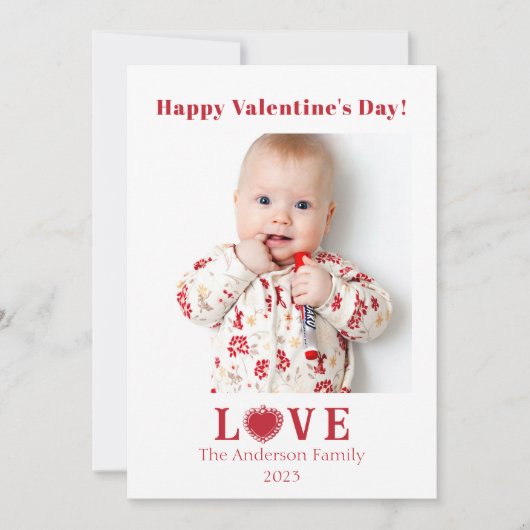 Valentijnsdag foto hart liefde (Voorkant)