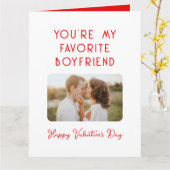 Valentijnsdag Foto Jij Bent Mijn Favoriete Vriend Kaart (Gele Bloem)
