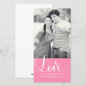 Valentijnsdag Foto Kaarten (Voorkant / Achterkant)