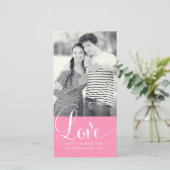 Valentijnsdag Foto Kaarten (Staand voorkant)