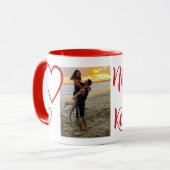 Valentijnsdag Foto Mok (Voorkant links)