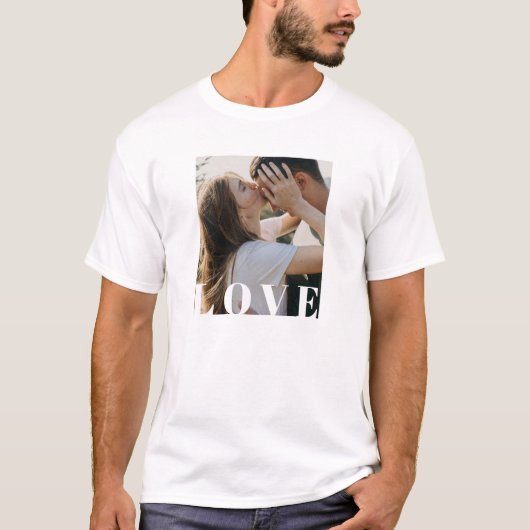 Valentijnsdag foto T-Shirt (Voorkant)