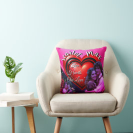 Valentijnsdag Fotocollage Rood Roze Harten Kussen