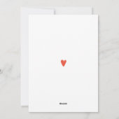 Valentijnsdag fotohond feestdagenkaart (Achterkant)