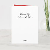 Valentijnsdag Fotohouder Feestdagen Kaart (Achterkant)