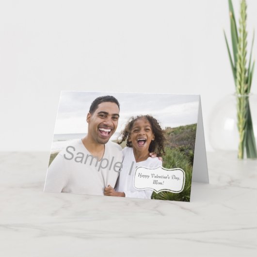 Valentijnsdag-fotokaart Feestdagen Kaart (Voorkant)