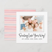 Valentijnsdag-fotokaart Feestdagenkaart (Voorkant / Achterkant)