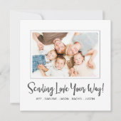 Valentijnsdag-fotokaart Feestdagenkaart (Voorkant)