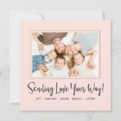 Valentijnsdag-fotokaart Feestdagenkaart (Voorkant)