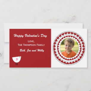 Valentijnsdag-fotokaart Feestdagenkaart